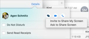 how to allow access to screen destination for mac